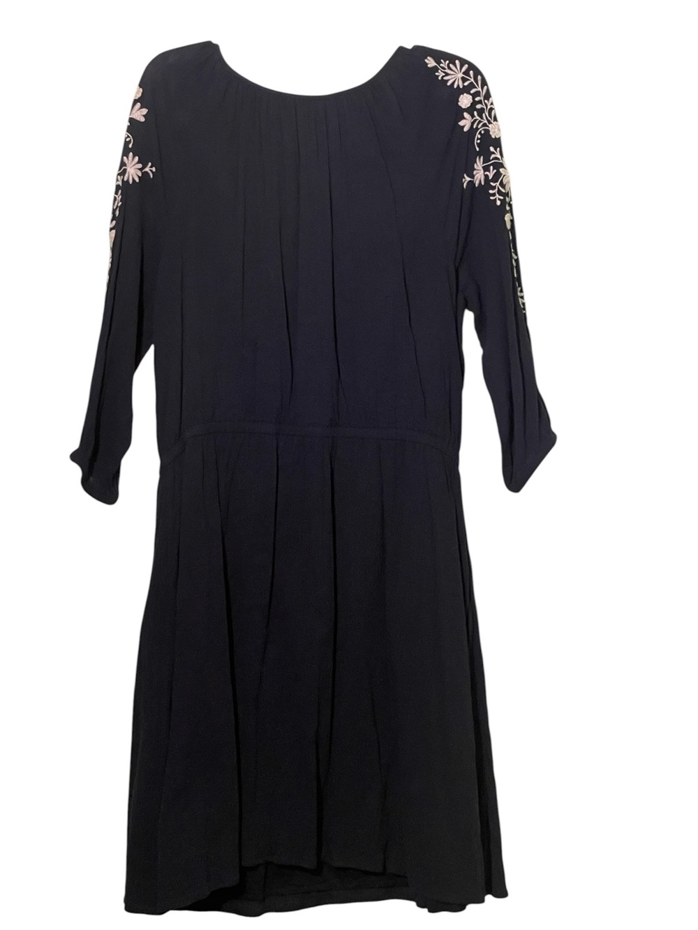Talbots Embroidered gauze A-line dress. Size XL GUC - Picture 3 of 8